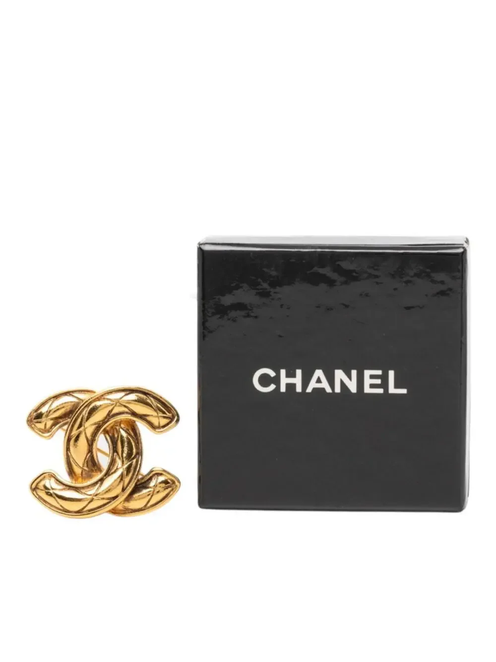 Chanel Cc Logo Brooch Metal #327487C74B